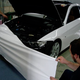 Illustration for article titled BMW Owner Changes His 3-Series Color From Black To White... With Tape